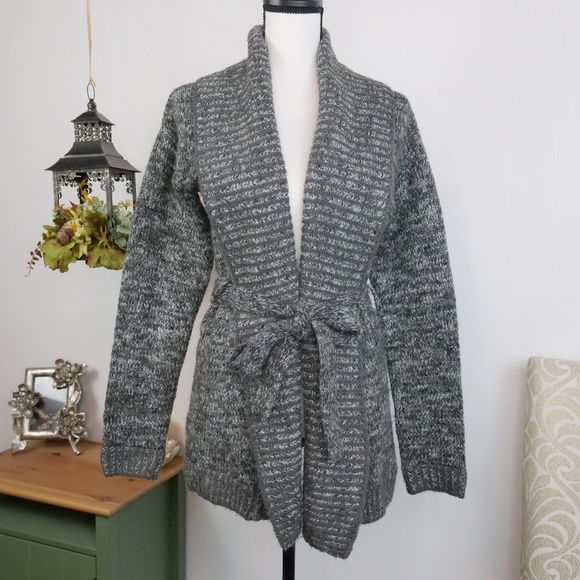 GAP Sweaters - Gap Sweater Open Front Cardigan Gray Medium